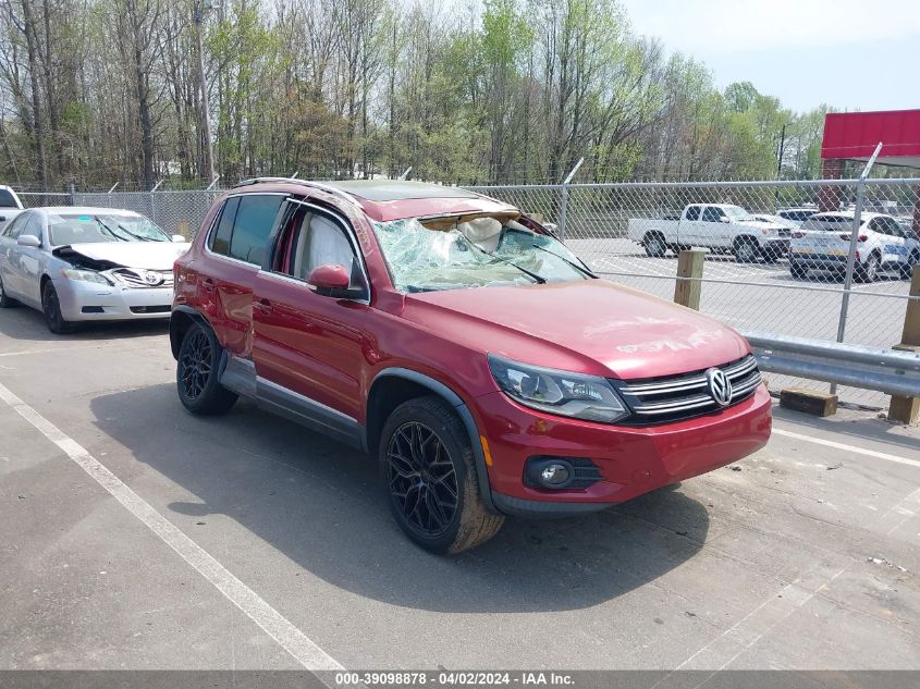 2012 VOLKSWAGEN TIGUAN SEL