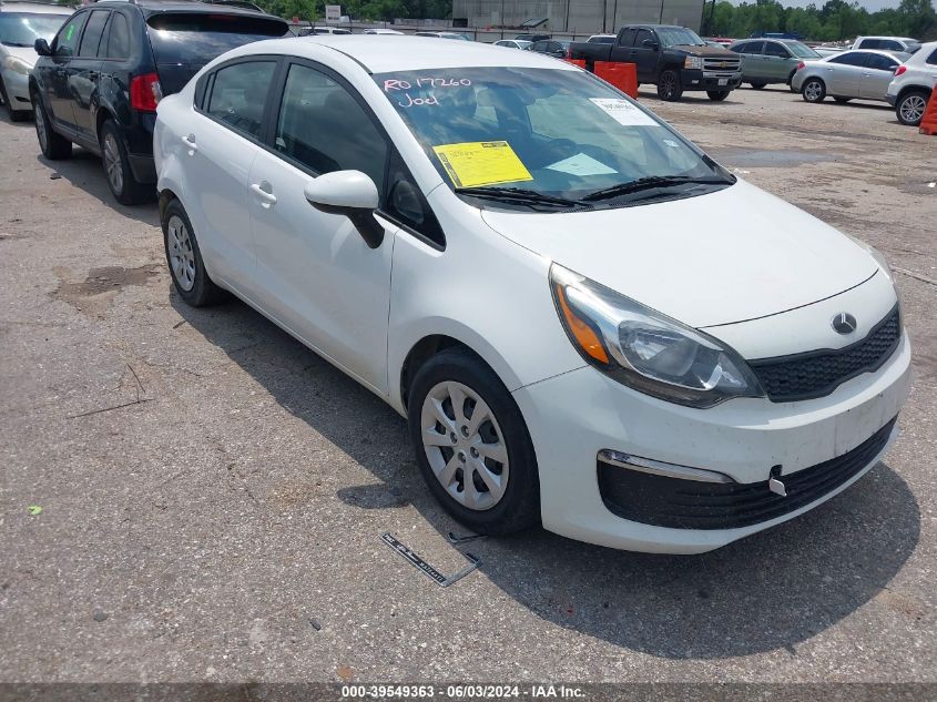 2016 KIA RIO LX