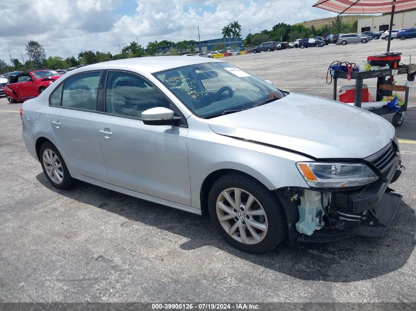 2012 VOLKSWAGEN JETTA 2.5L SE