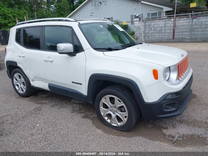 2018 JEEP RENEGADE LIMITED 4X4