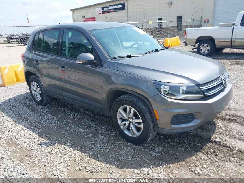 2012 VOLKSWAGEN TIGUAN S