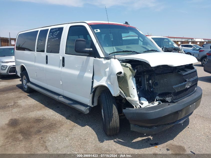 2022 CHEVROLET EXPRESS PASSENGER RWD 3500 EXTENDED WHEELBASE LS