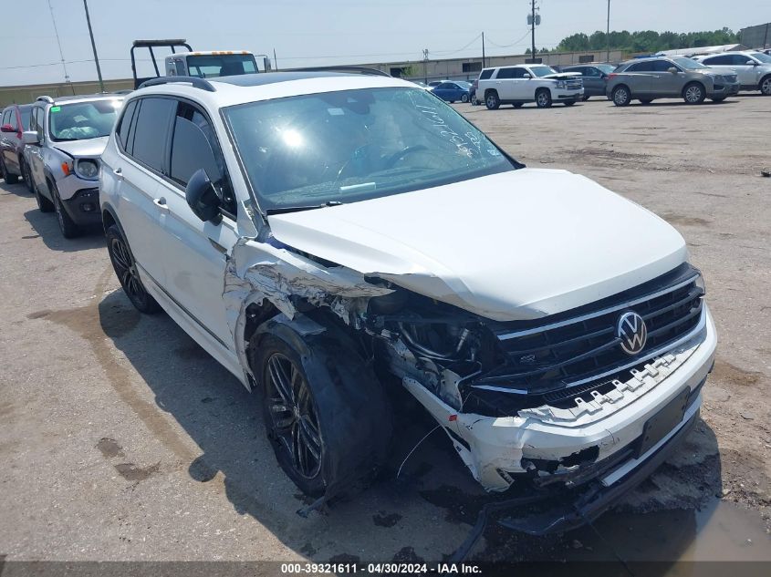 2022 VOLKSWAGEN TIGUAN 2.0T SE R-LINE BLACK