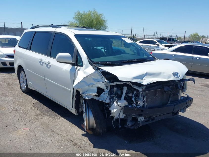 2015 TOYOTA SIENNA XLE 7 PASSENGER