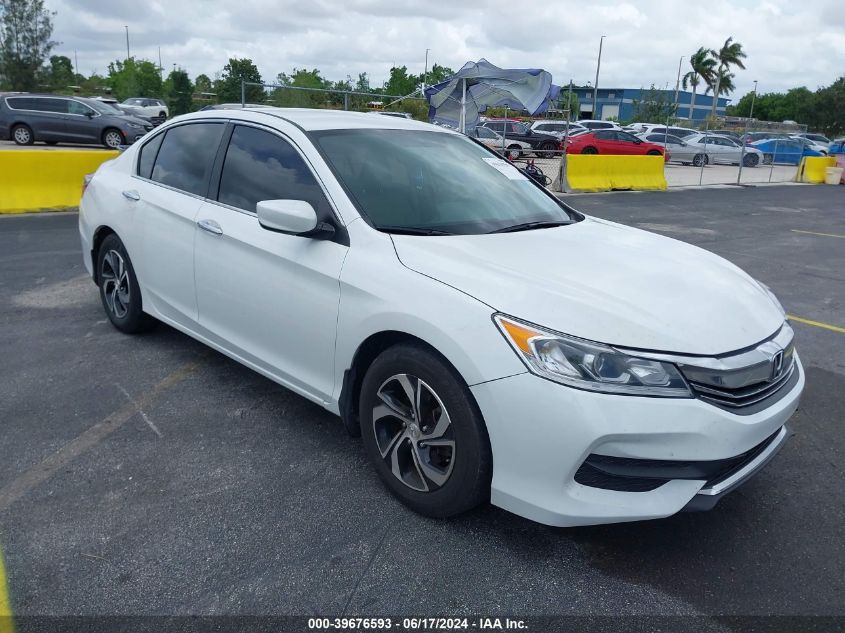 2016 HONDA ACCORD LX