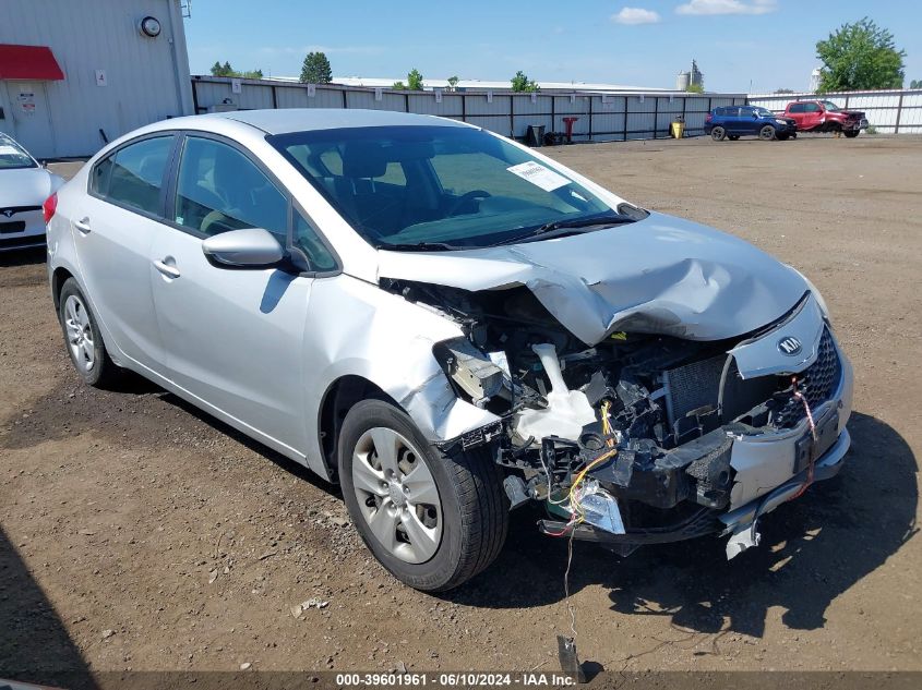 2016 KIA FORTE LX