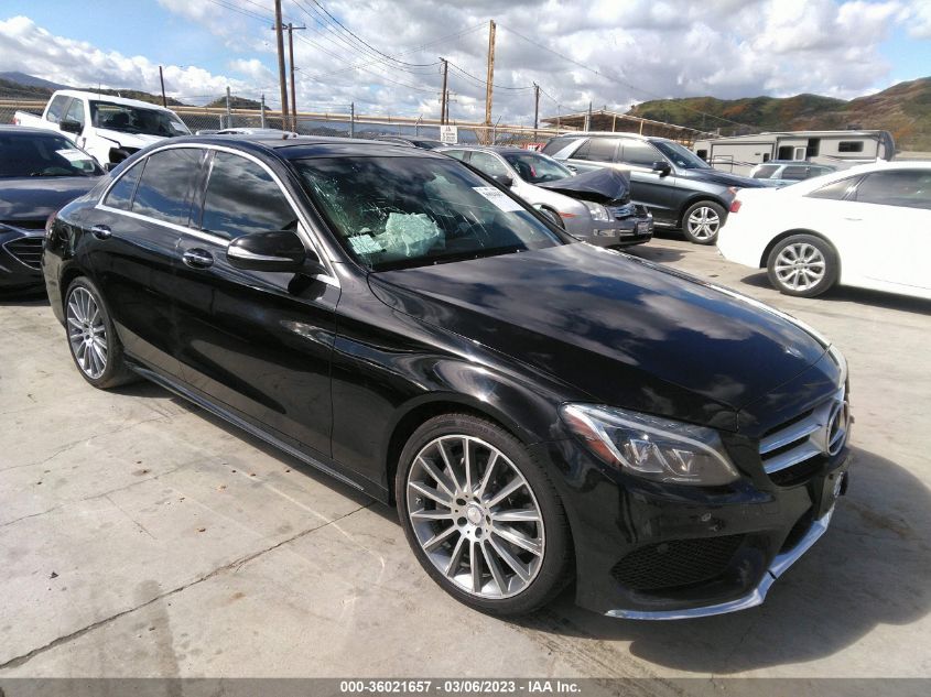 2015 MERCEDES-BENZ C 300 SPORT 4MATIC/LUXURY 4MATIC/4MATIC