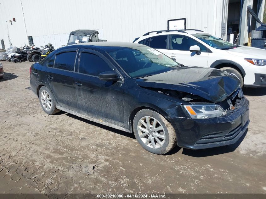 2015 VOLKSWAGEN JETTA 1.8T SE