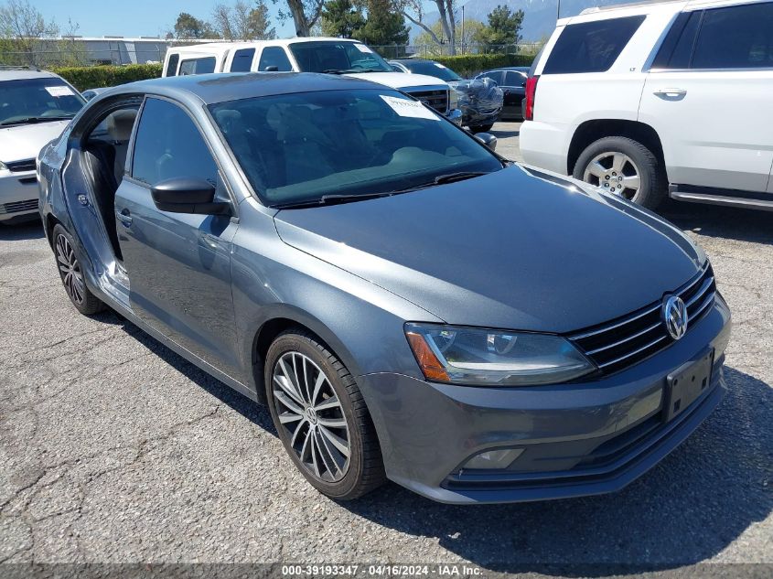 2017 VOLKSWAGEN JETTA 1.8T SPORT