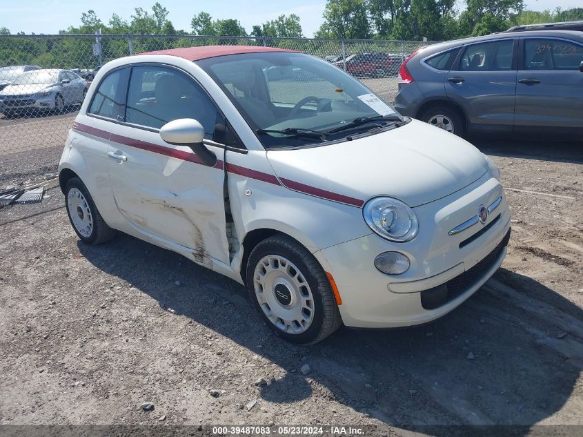 2012 FIAT 500C POP