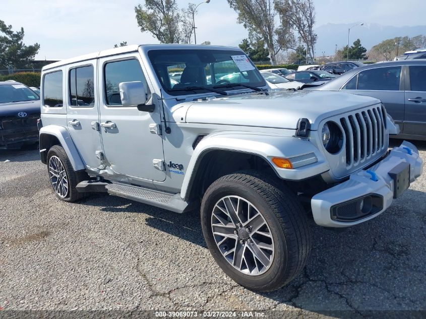 2022 JEEP WRANGLER 4XE UNLIMITED HIGH ALTITUDE 4X4