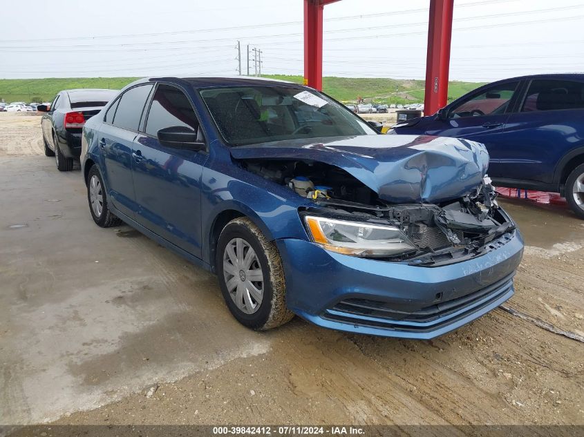 2015 VOLKSWAGEN JETTA 2.0L S