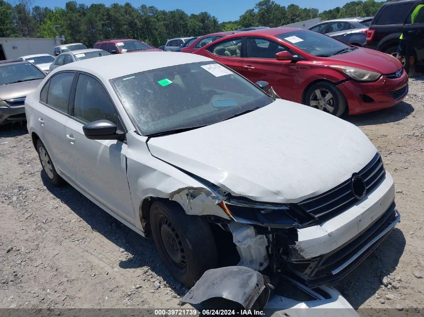 2016 VOLKSWAGEN JETTA S