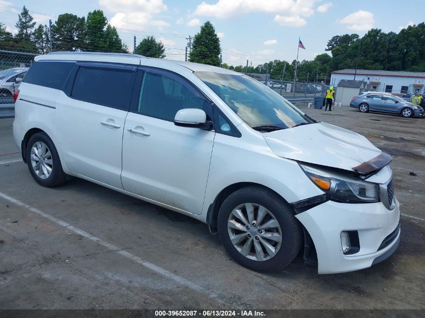 2016 KIA SEDONA EX