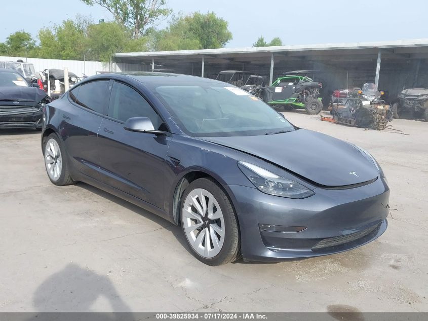 2022 TESLA MODEL 3 REAR-WHEEL DRIVE