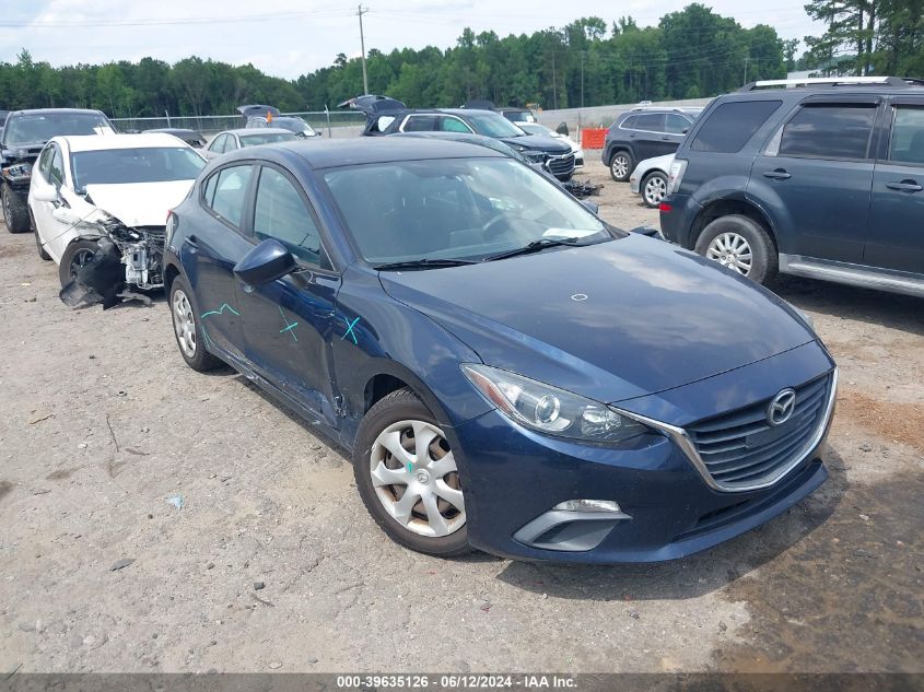 2015 MAZDA MAZDA3 I SPORT