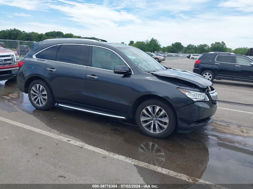 2014 ACURA MDX TECHNOLOGY PACKAGE