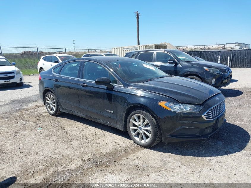 2017 FORD FUSION HYBRID SE