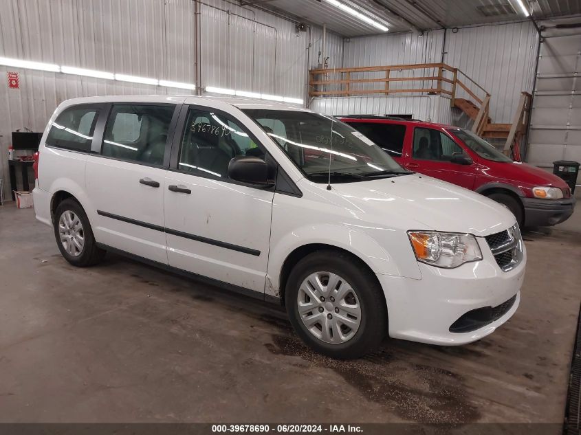 2016 DODGE GRAND CARAVAN SE