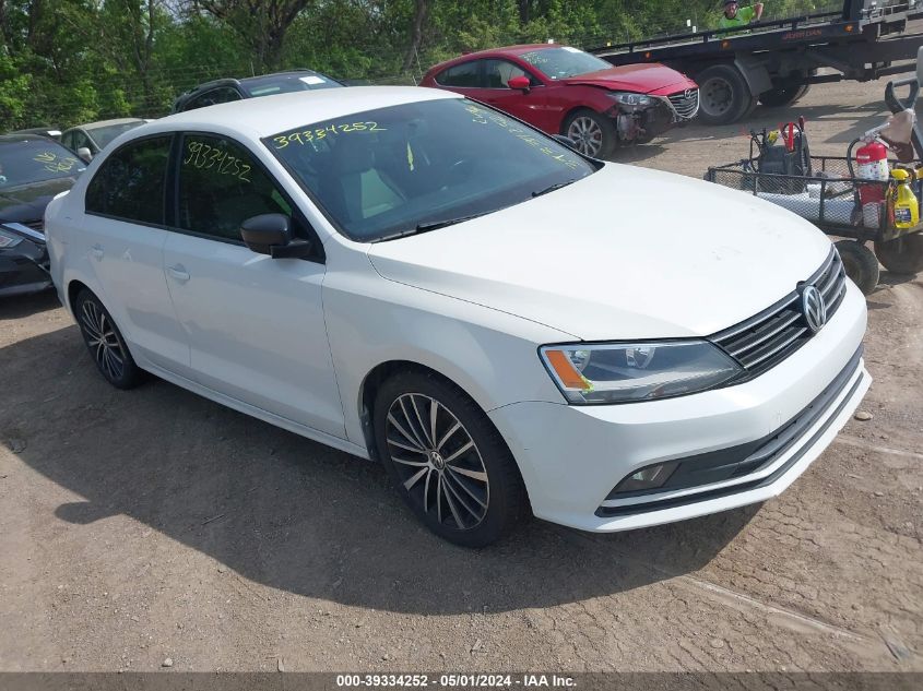 2015 VOLKSWAGEN JETTA 1.8T SPORT