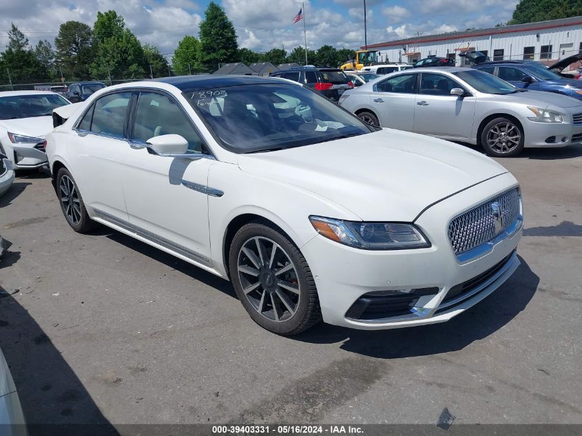 2020 LINCOLN CONTINENTAL RESERVE