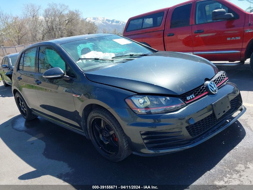 2015 VOLKSWAGEN GOLF GTI 2.0T S 4-DOOR