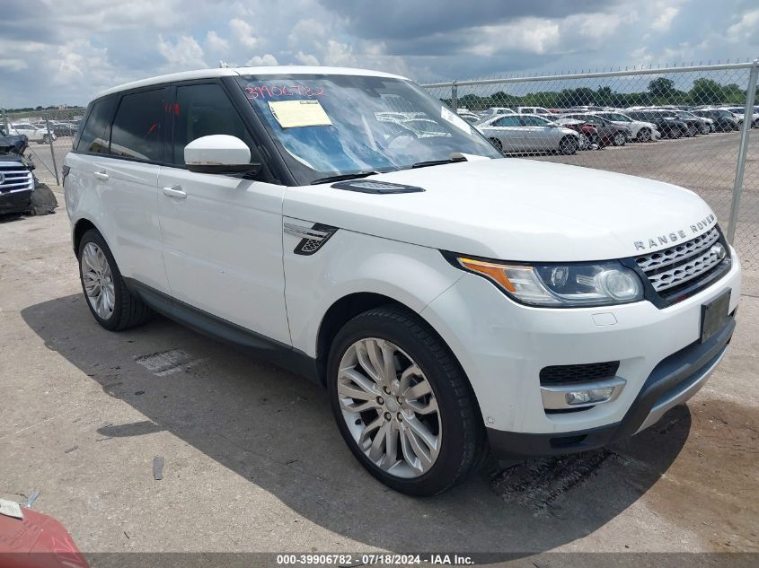 2016 LAND ROVER RANGE ROVER SPORT 3.0L V6 SUPERCHARGED HSE