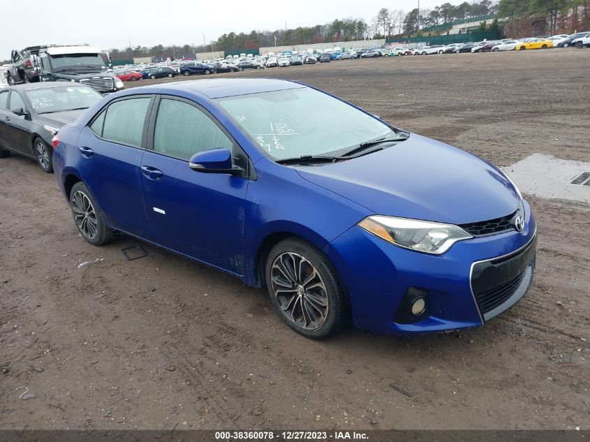 2014 TOYOTA COROLLA S PLUS