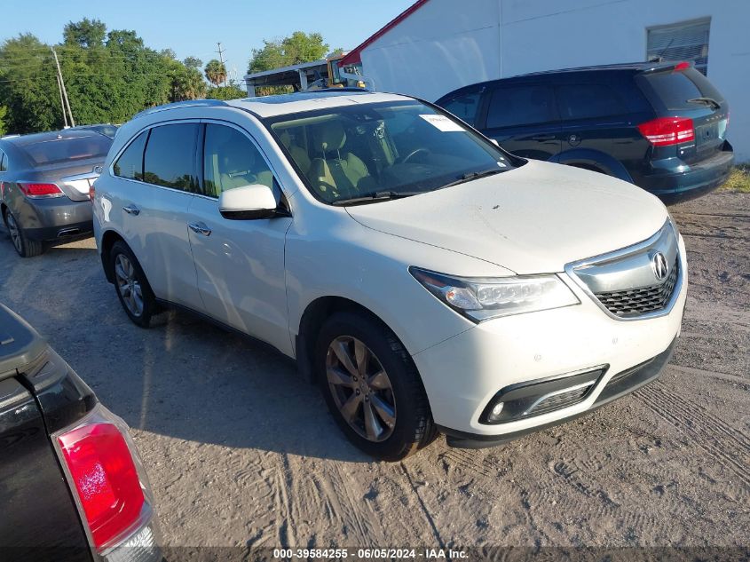 2016 ACURA MDX ADVANCE   ENTERTAINMENT PACKAGES/ADVANCE PACKAGE