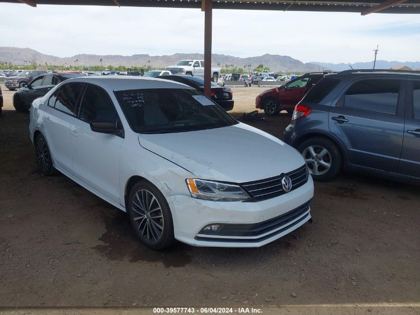 2016 VOLKSWAGEN JETTA 1.8T SPORT