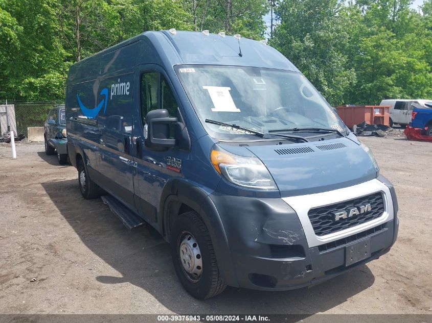 2019 RAM PROMASTER 3500 CARGO VAN HIGH ROOF 159 WB EXT