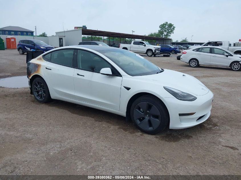 2023 TESLA MODEL 3 REAR-WHEEL DRIVE