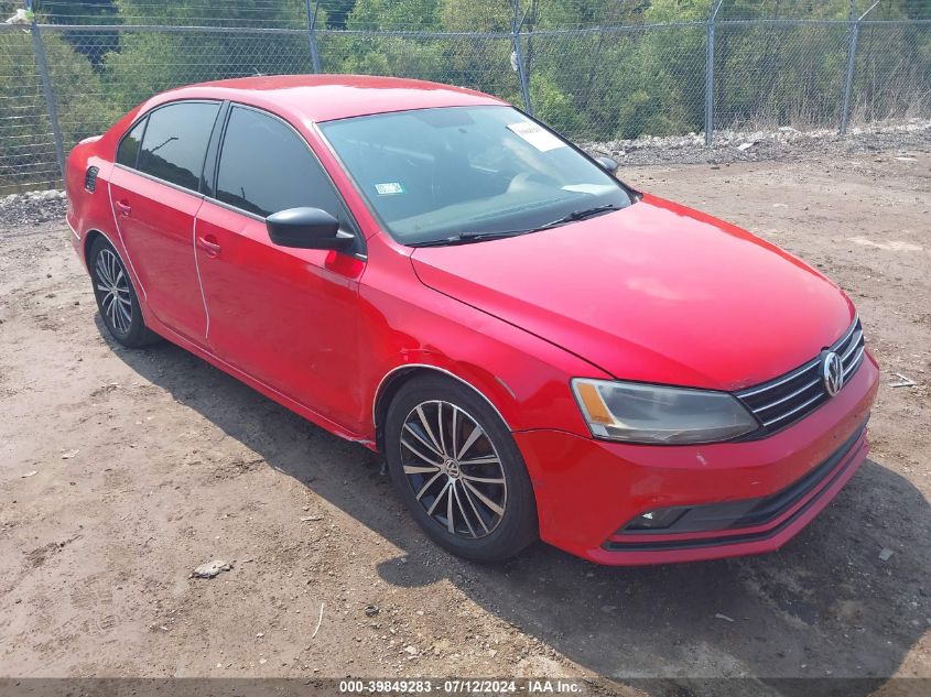 2016 VOLKSWAGEN JETTA 1.8T SPORT