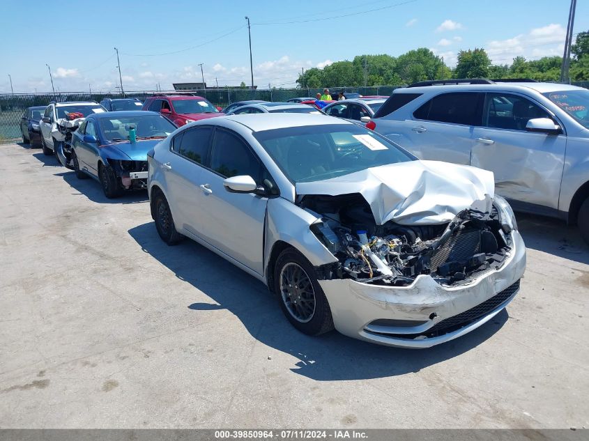 2016 KIA FORTE LX