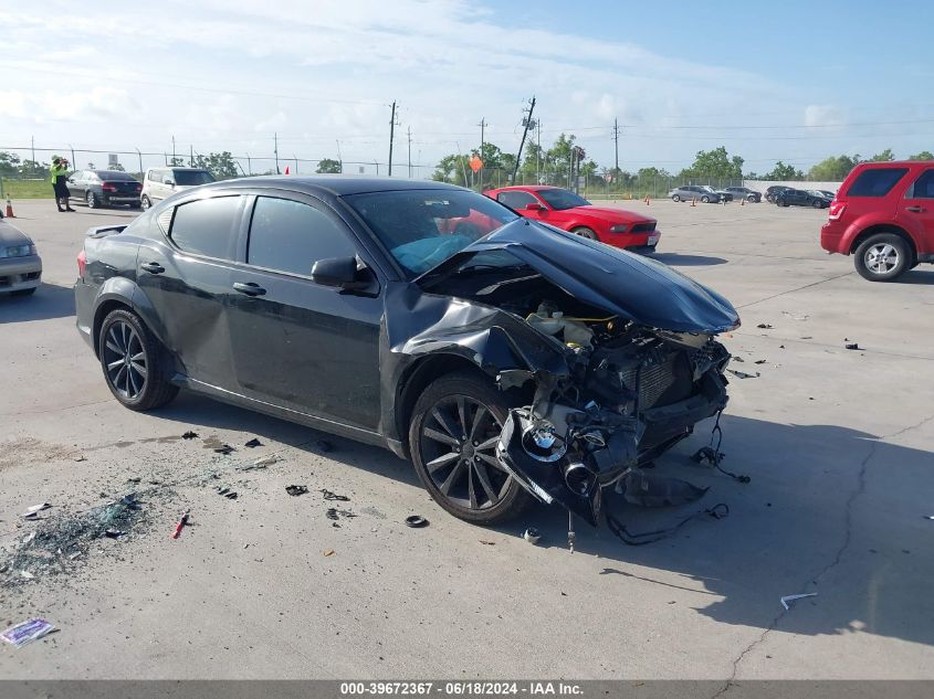 2013 DODGE AVENGER SXT