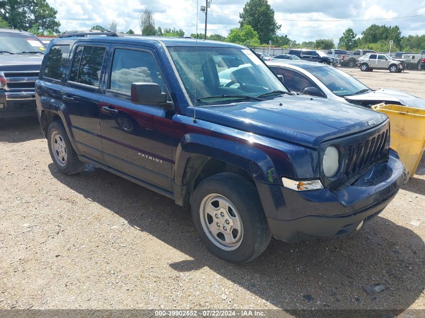 2012 JEEP PATRIOT SPORT