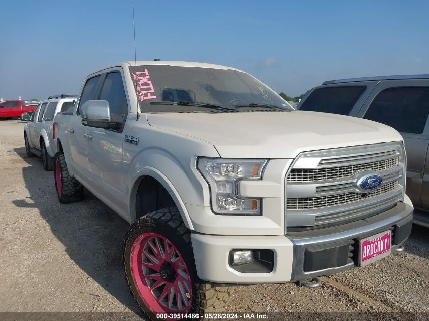 2017 FORD F-150 PLATINUM