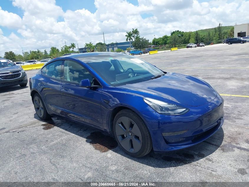 2023 TESLA MODEL 3 REAR-WHEEL DRIVE