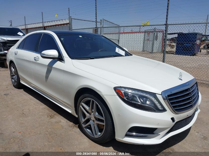 2015 MERCEDES-BENZ S 550 4MATIC