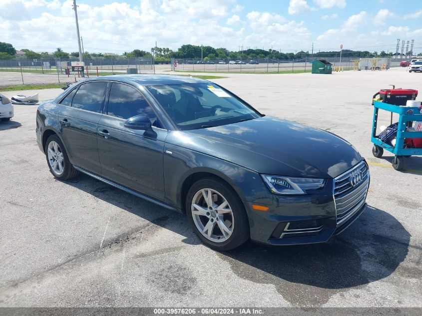 2018 AUDI A4 2.0T ULTRA PREMIUM