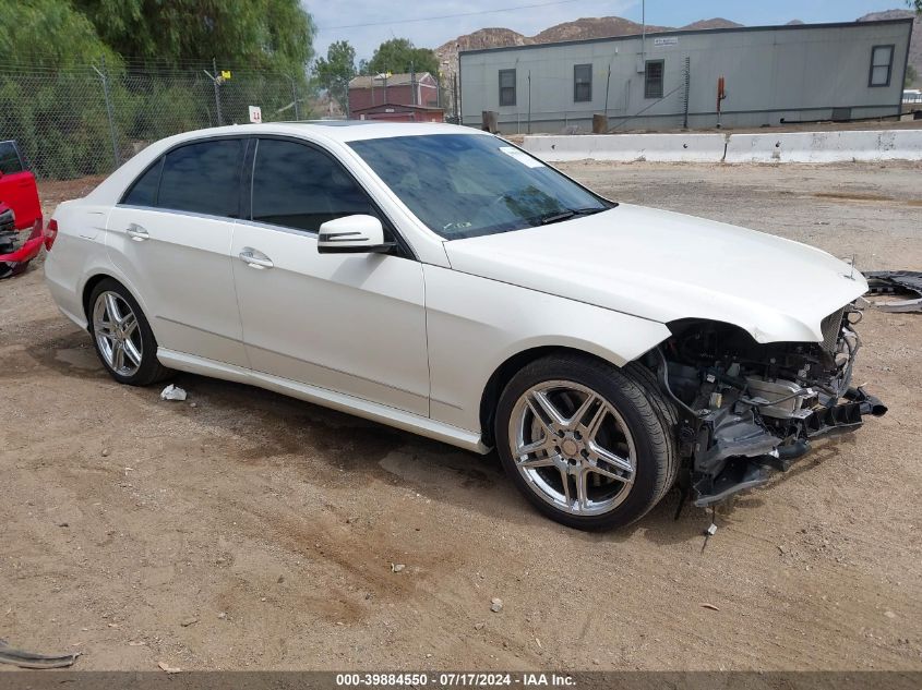 2013 MERCEDES-BENZ E 550 4MATIC