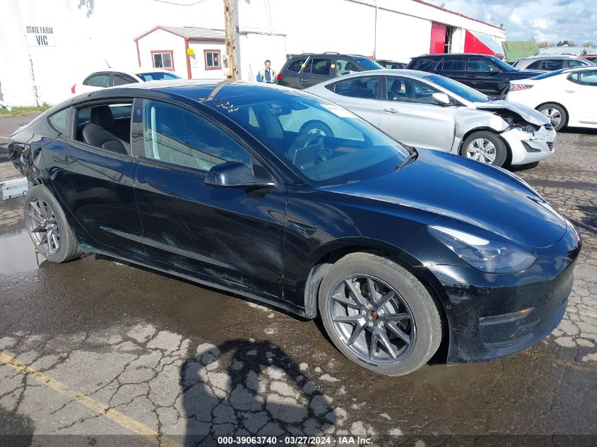 2022 TESLA MODEL 3 LONG RANGE DUAL MOTOR ALL-WHEEL DRIVE