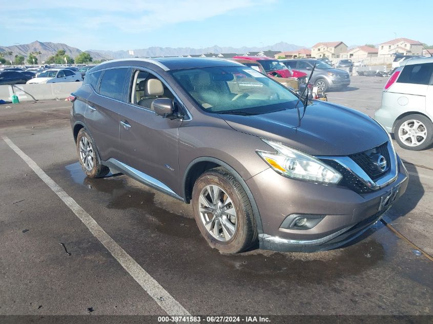 2016 NISSAN MURANO HYBRID SL