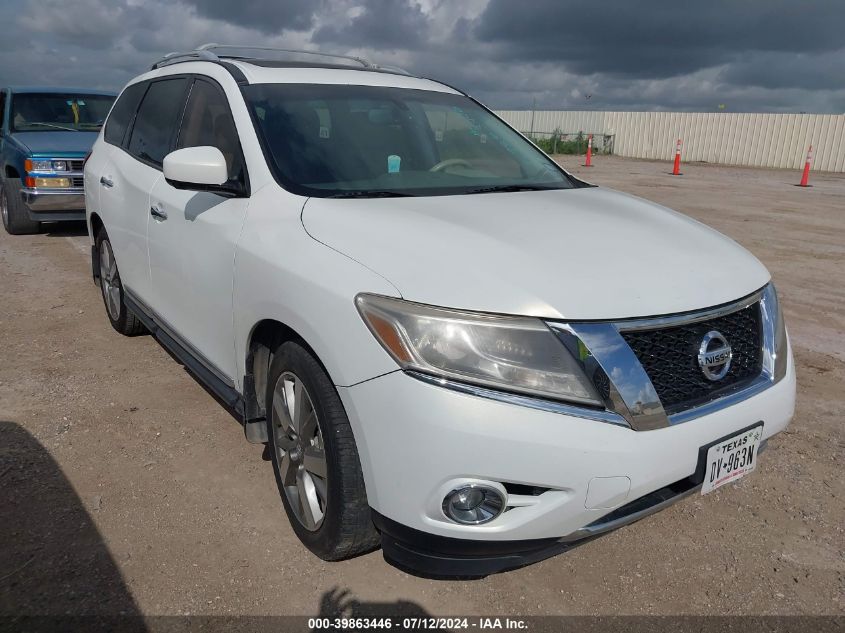 2014 NISSAN PATHFINDER PLATINUM