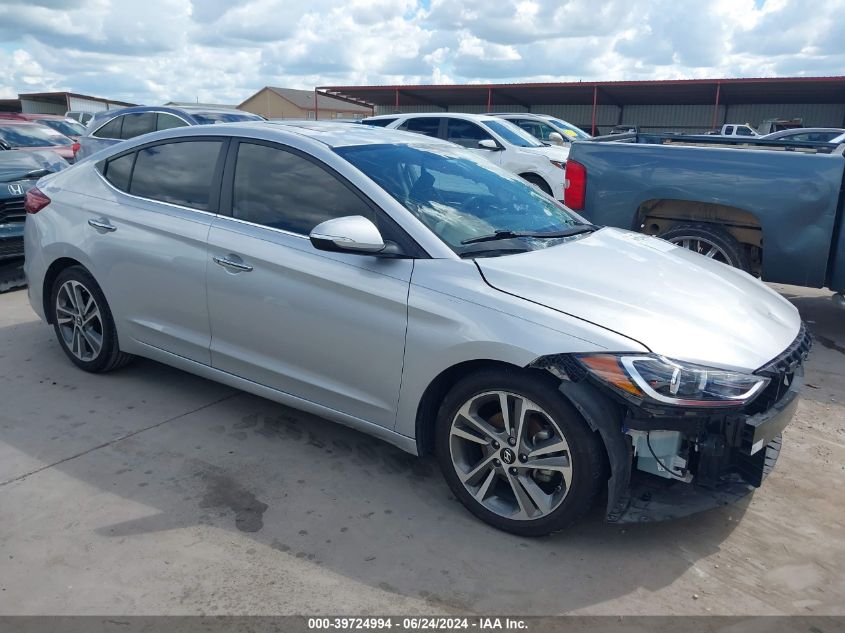 2017 HYUNDAI ELANTRA LIMITED