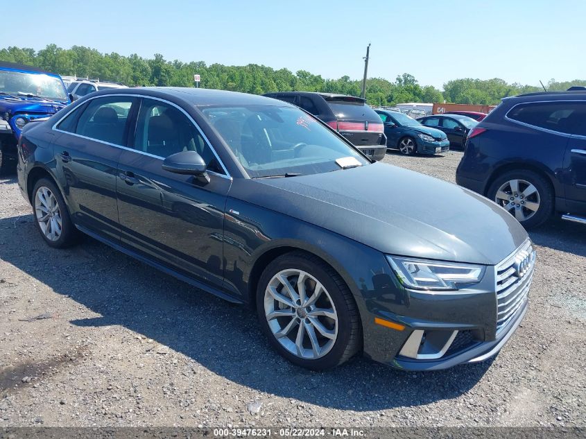 2019 AUDI A4 PREMIUM PLUS