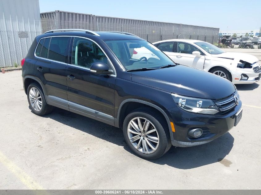 2012 VOLKSWAGEN TIGUAN SE