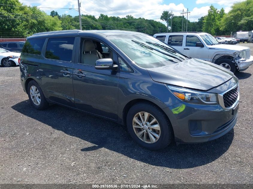 2016 KIA SEDONA LX