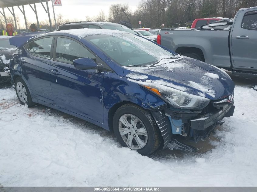 2016 HYUNDAI ELANTRA SE