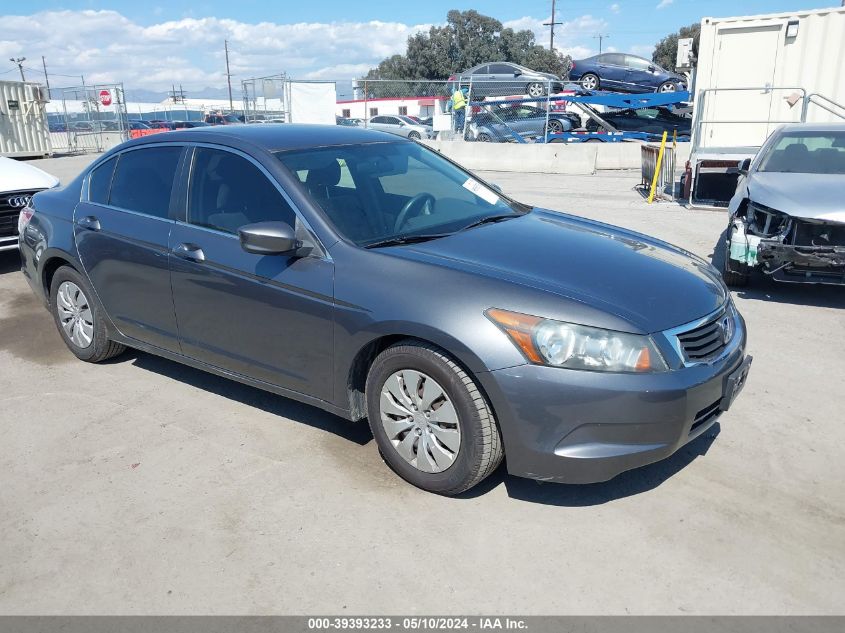 2010 HONDA ACCORD 2.4 LX